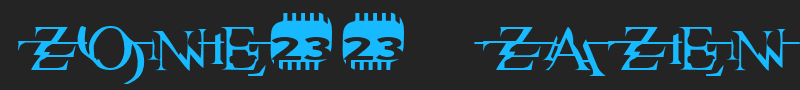 Zone23_zazen matrix font